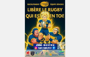 🚨 Recrutement TYGRE Rugby – Équipe Séniors 🚨